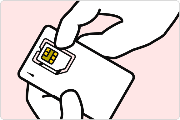 SIMカード取り外し